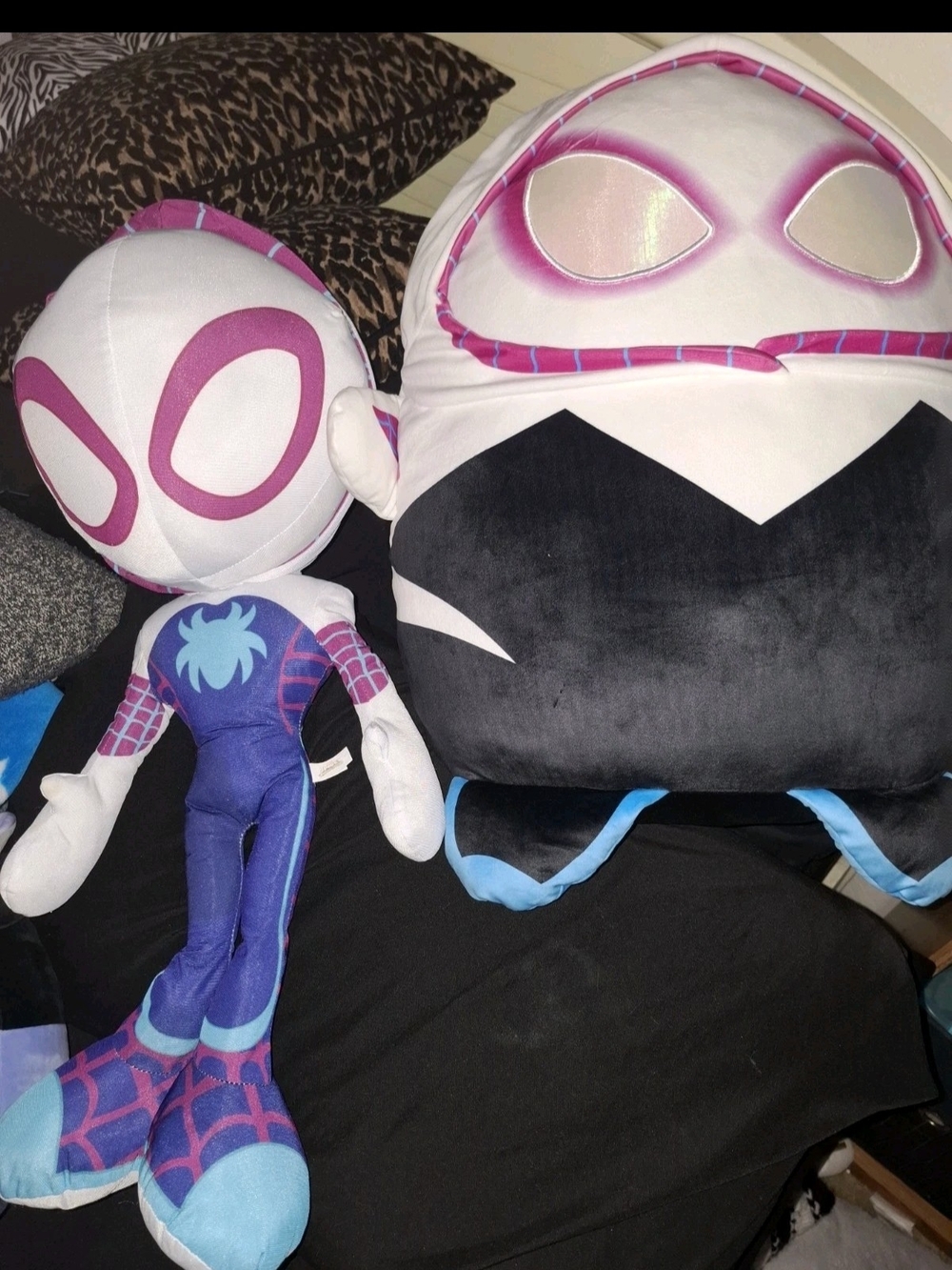 Marvel Spider-Gwen Plush Pair – White, Purple & Blue